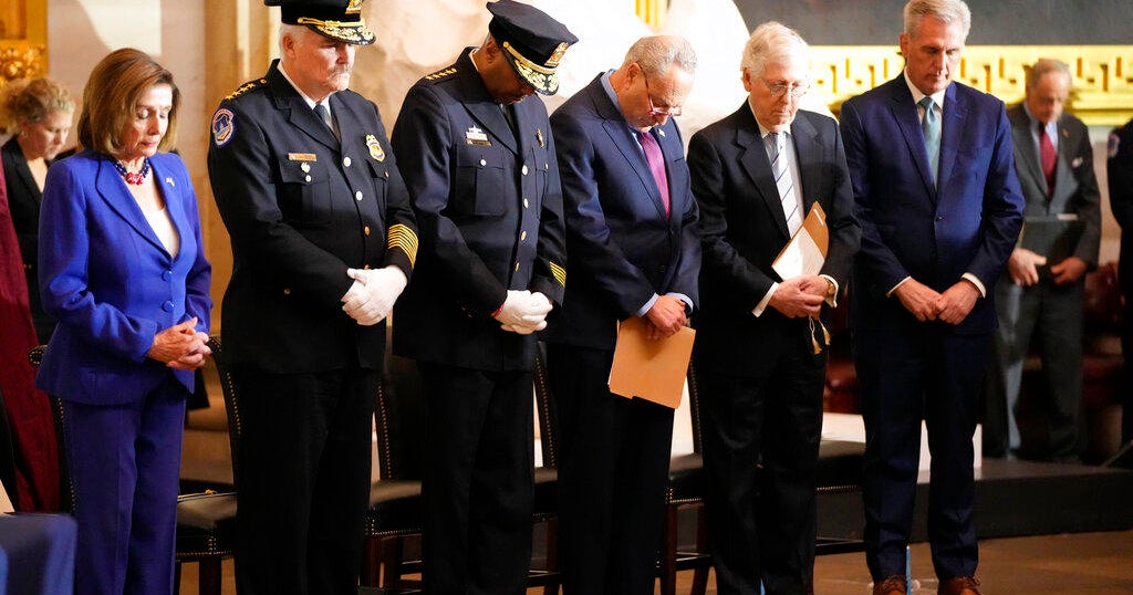 Officers who defended Capitol from Trump supporters honored with