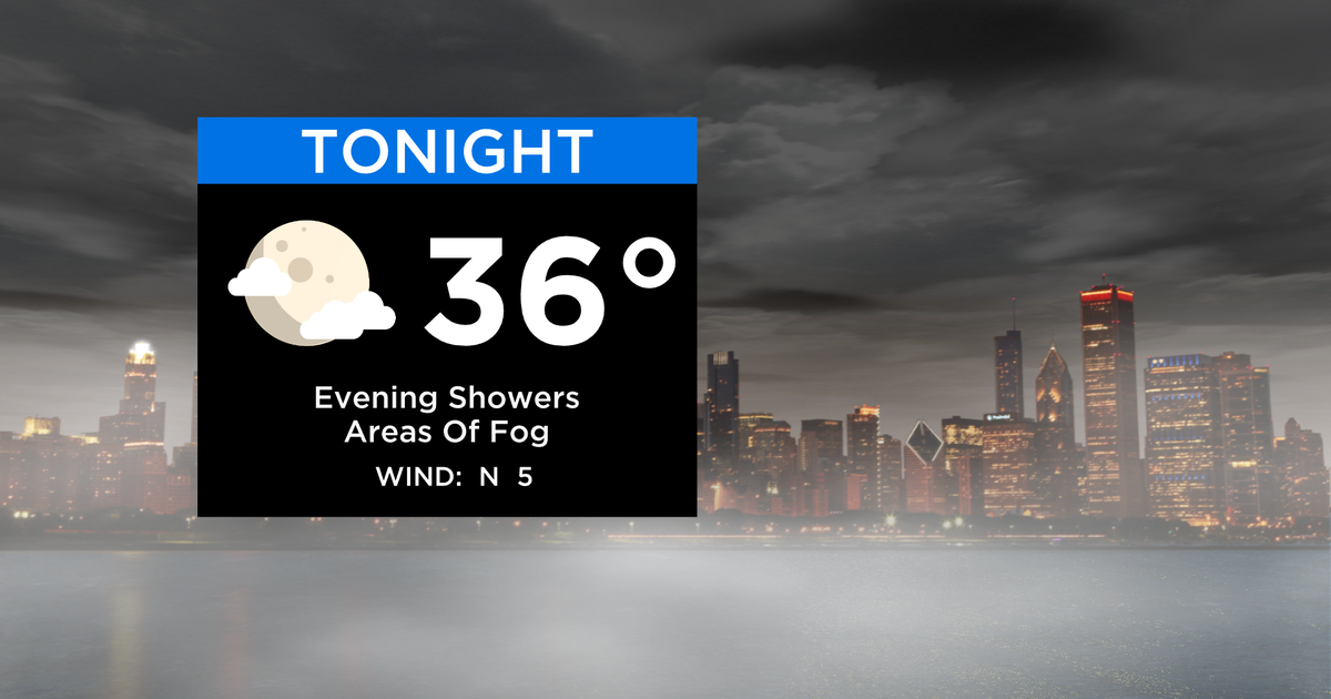Chicago First Alert Weather Sprinkles fog in the forecast CBS Chicago
