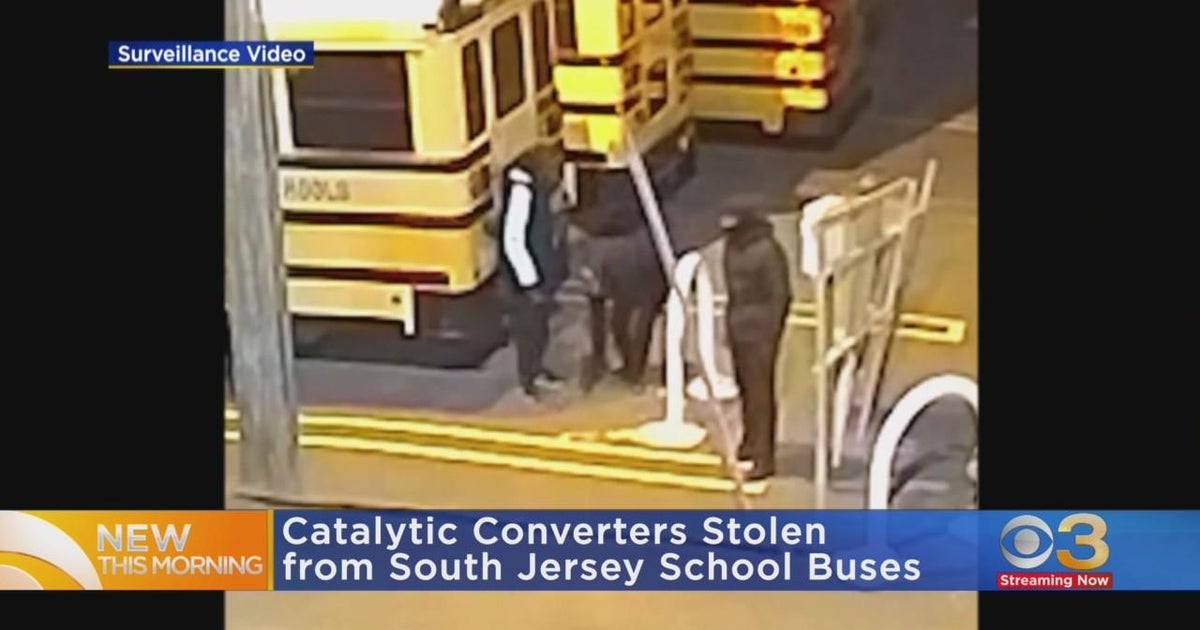 Catalytic converter thefts on the rise prior to NJ school bus theft CBS Philadelphia