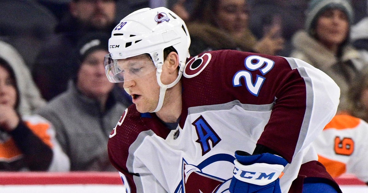 MacKinnon sidelined about a month with upperbody injury CBS Colorado