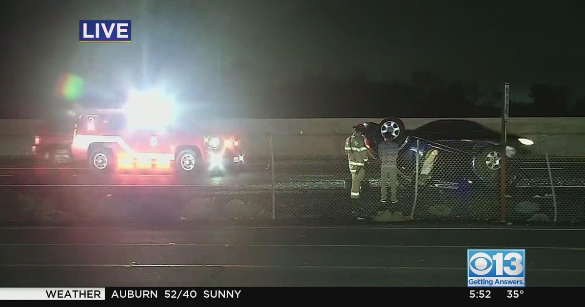 Traffic slowed after a collision involving two vehicles