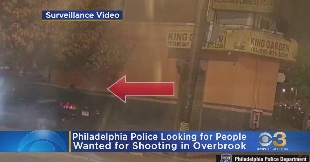 Philadelphia police trying to track down group of men wanted in Overbrook shooting CBS