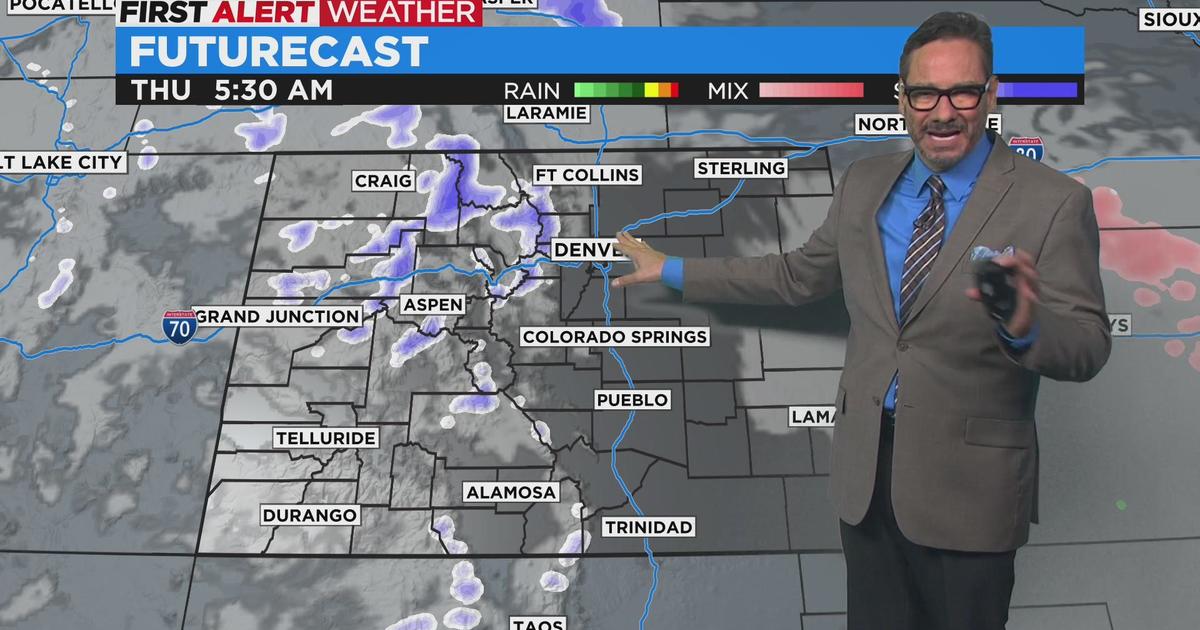 More Mountain Snow With Breezy Conditions In Denver - CBS Colorado