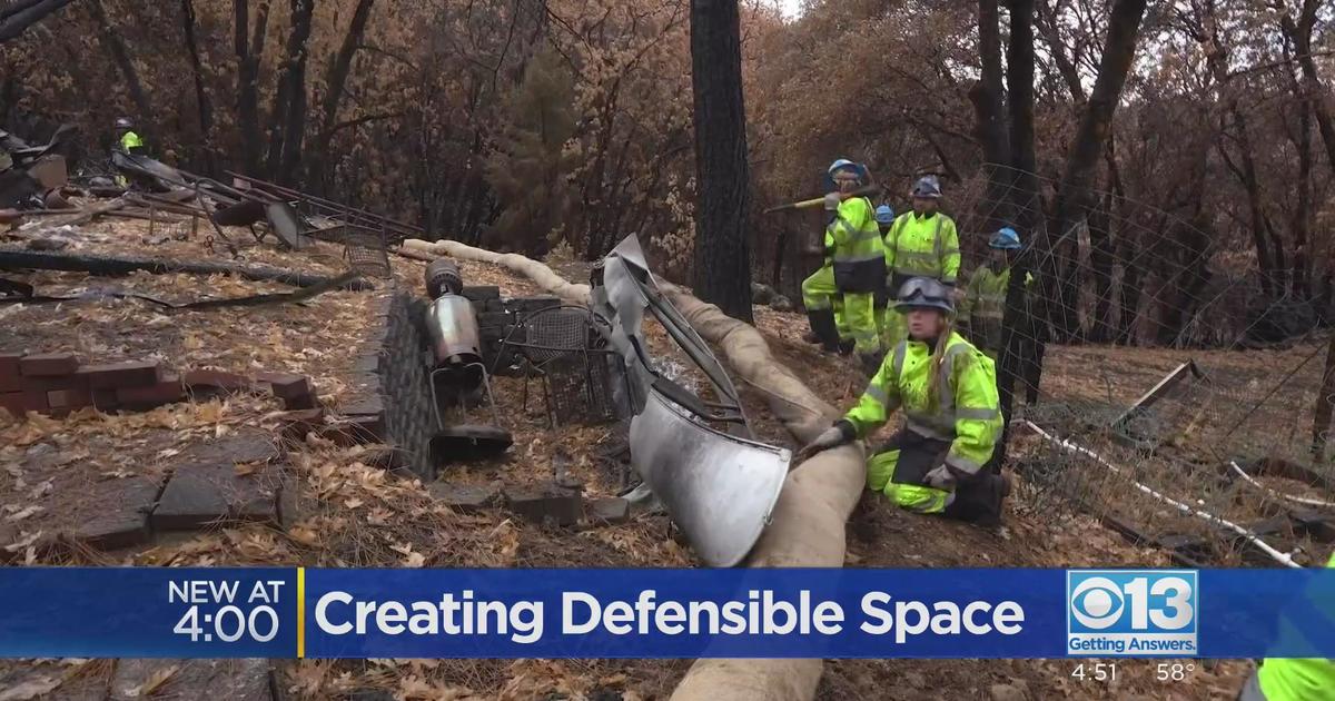 Cal Fire Talks Creating Defensible Space - CBS Sacramento