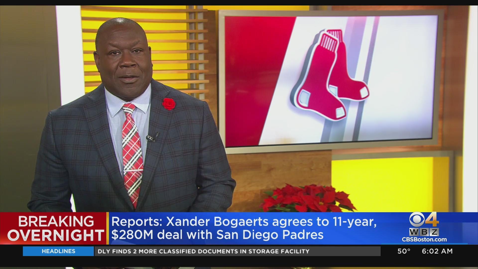 Xander Bogaerts leaves Red Sox, agrees to massive deal with San Diego  Padres - CBS Boston