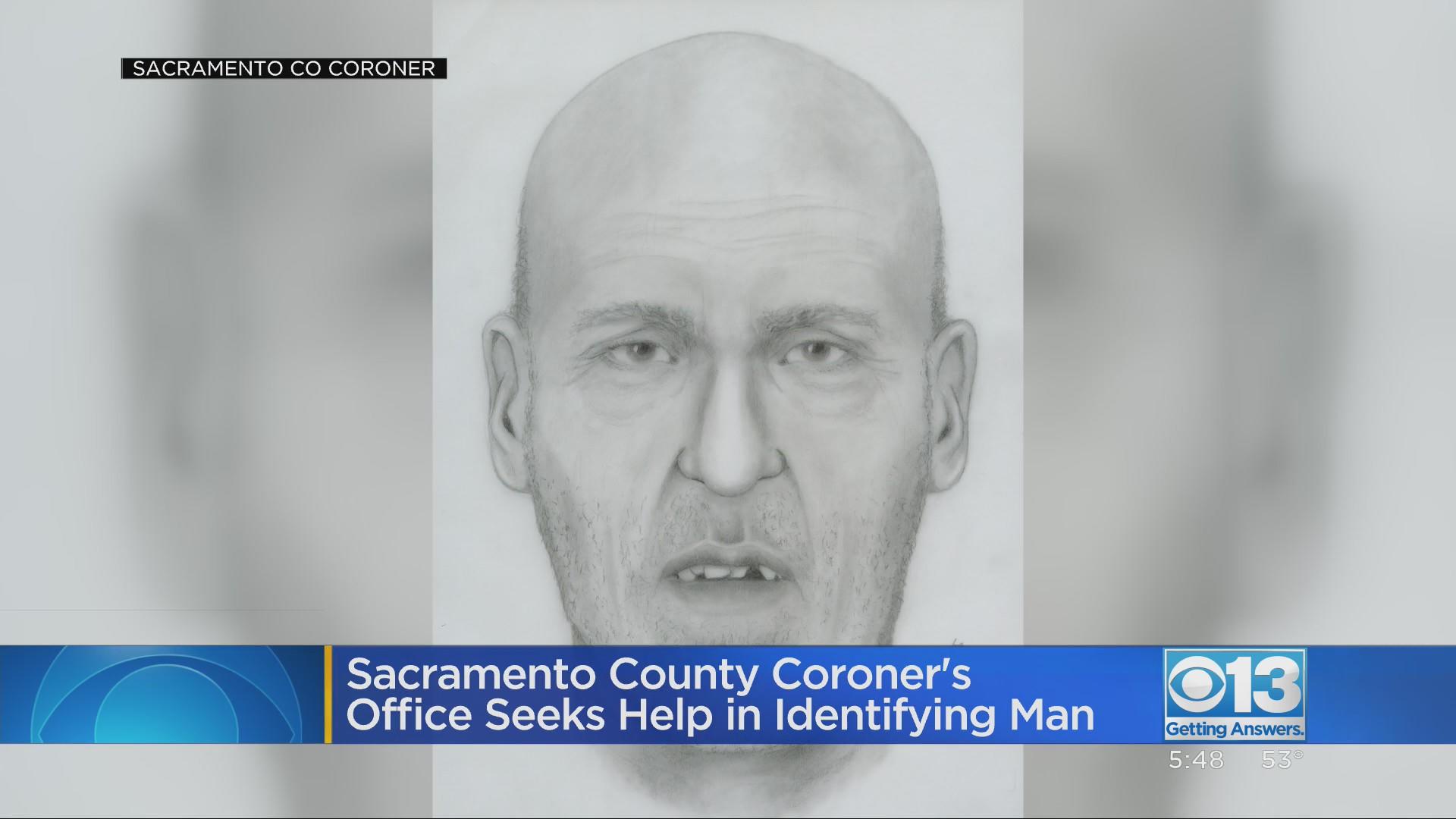 Sacramento coroner seeks help in identifying man
