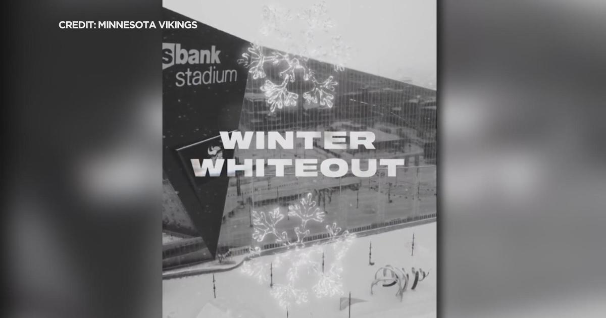 Vikings call for winter whiteout at Christmas Eve game vs. Giants - CBS  Minnesota