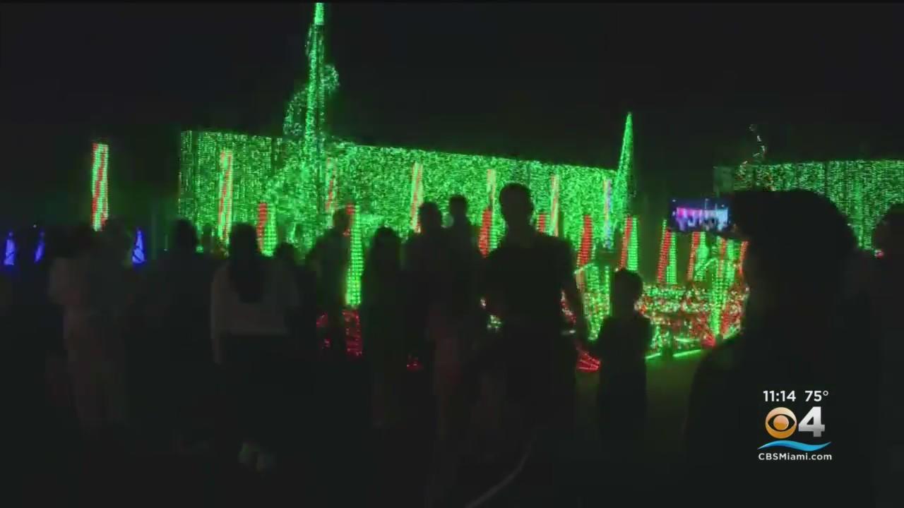 A holiday Christmas Lights in Acres to attract 40,000 50,000 people - CBS Miami