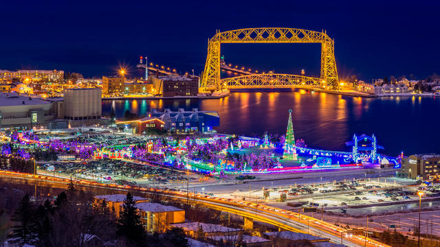 Christmas Lights Display in Duluth 