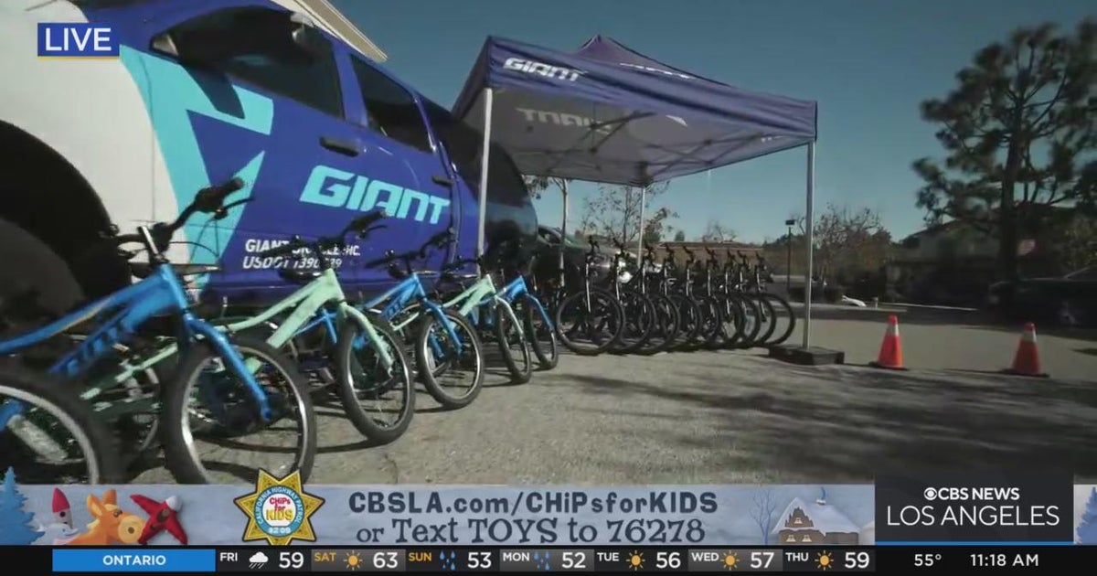 CHiPs For KIDS Newbury Park Bike Shop and Giant Bicycles CBS Los Angeles