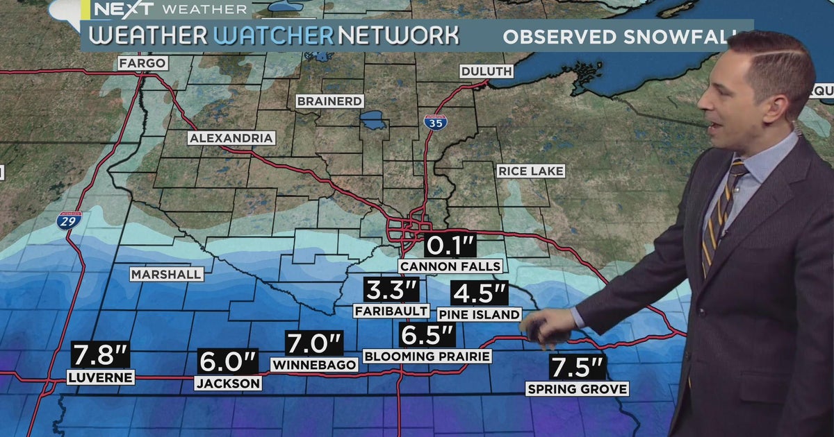 NEXT Weather Noon report CBS Minnesota