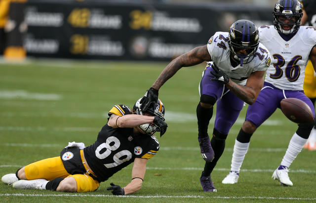 Pittsburgh Steelers wide receiver Gunner Olszewski (89) catches a