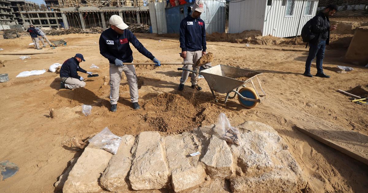 Over 60 ancient tombs discovered during construction work in Gaza