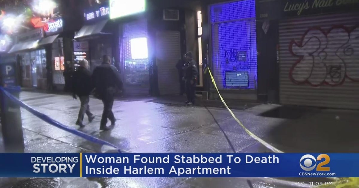 Woman found stabbed to death inside Harlem apartment - CBS New York