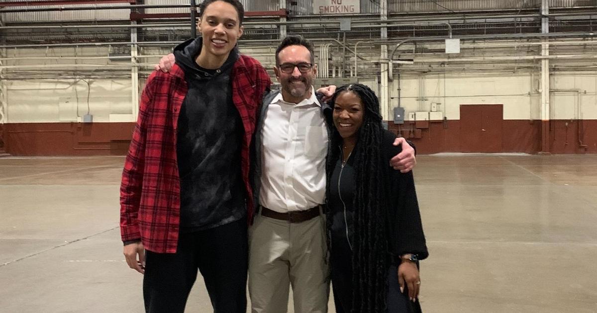 Brittney Griner plays basketball for first time since leaving Russian prison