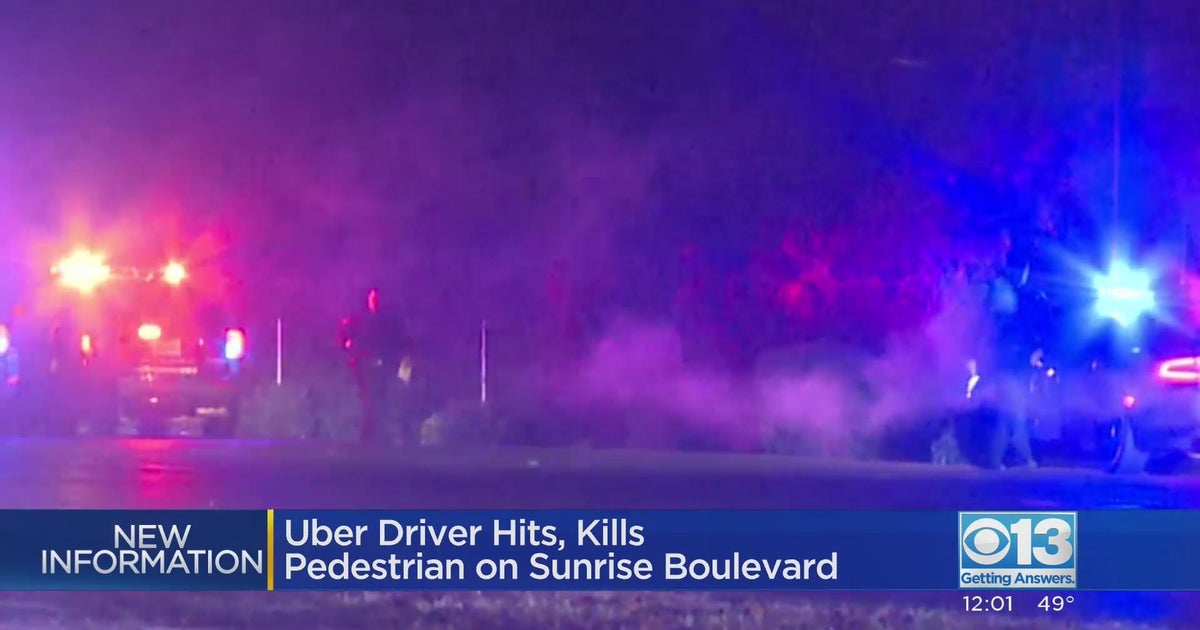 Uber driver hits, kills pedestrian on Sunrise Boulevard in Roseville
