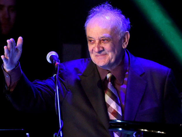 Composer and musician Angelo Badalamenti performs onstage at The Theatre at Ace Hotel on April 1, 2015, in Los Angeles, California. 