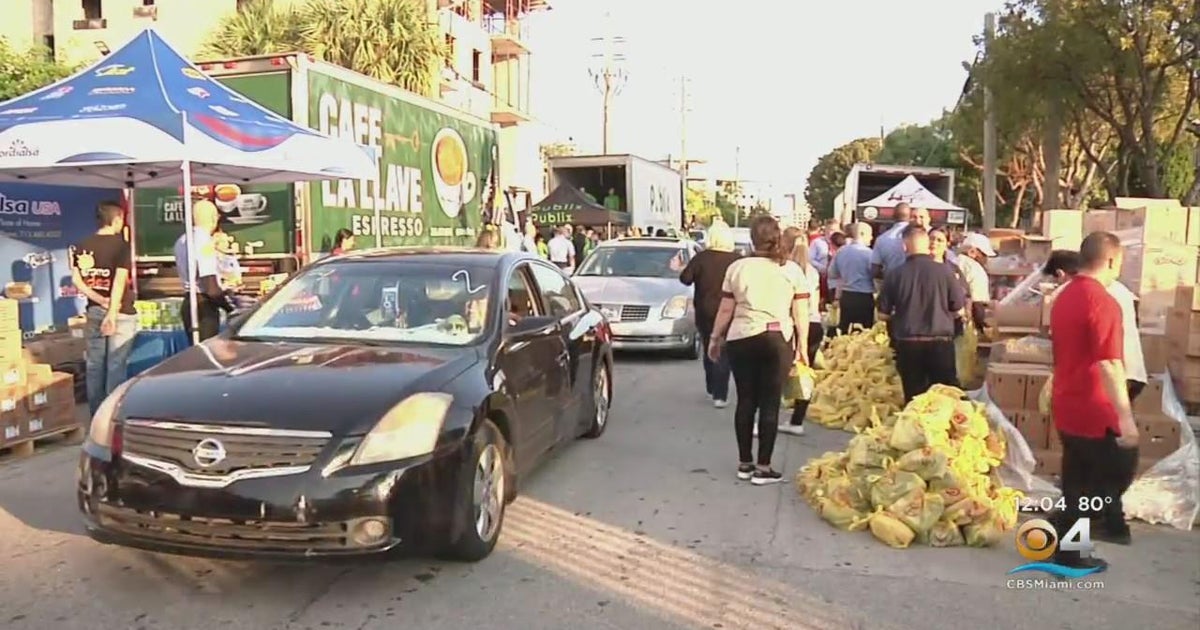 Hundreds given holiday getaway meals baskets at CAMACOL distribution