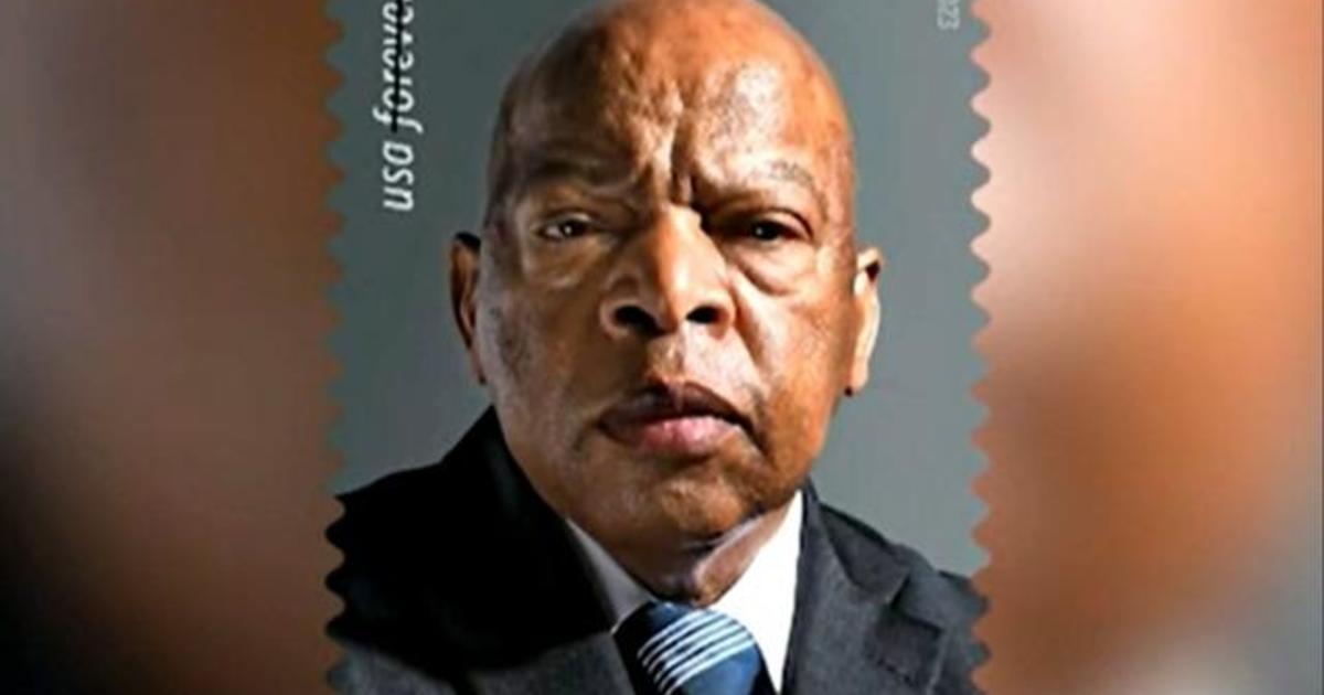 John Lewis to be honored with U.S. postage stamp CBS News