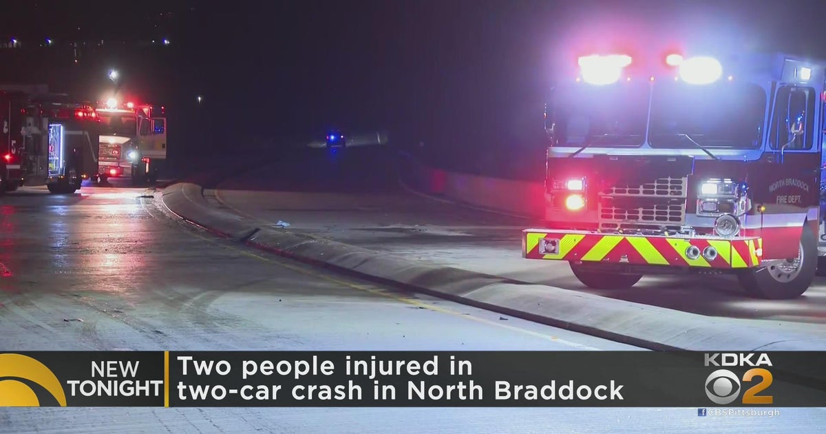 2 injured in 2car crash in North Braddock CBS Pittsburgh