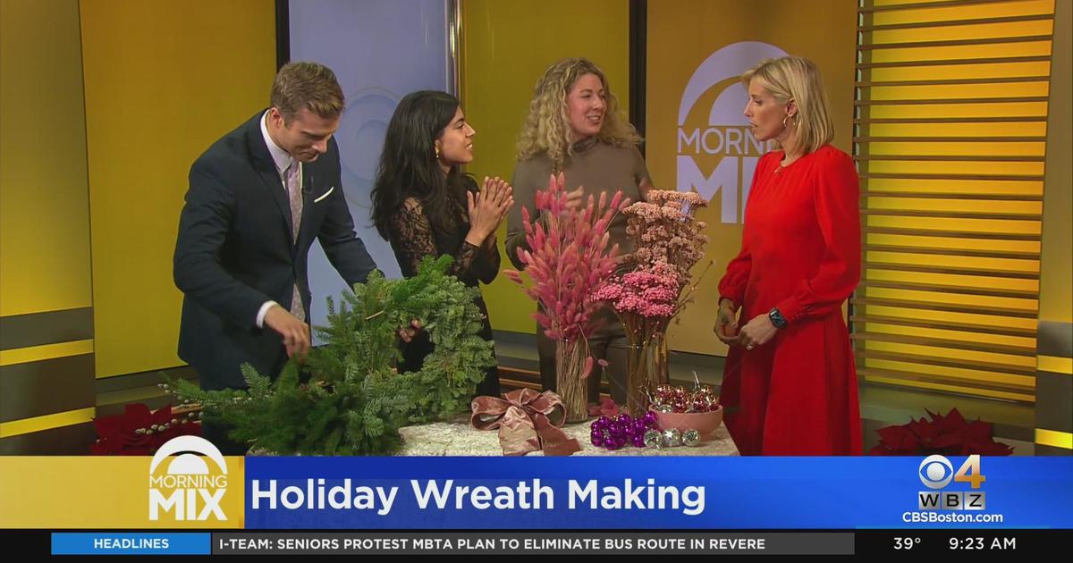 How to make your own holiday wreath CBS Boston