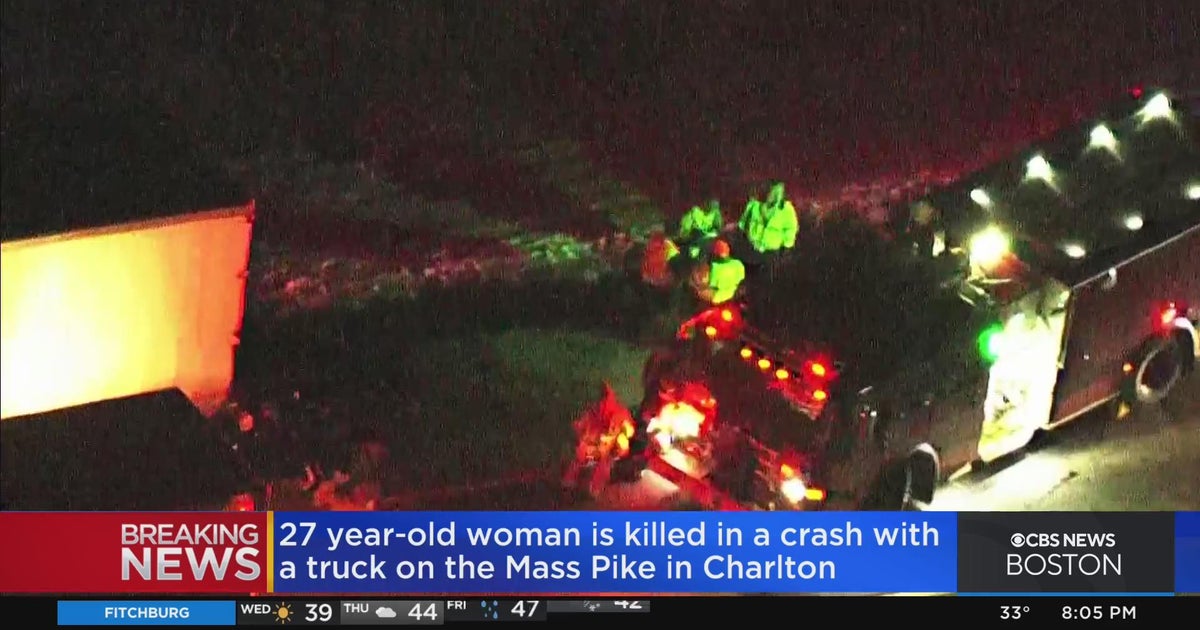 Crash on Charlton stretch of Mass Pike leaves 1 dead CBS Boston
