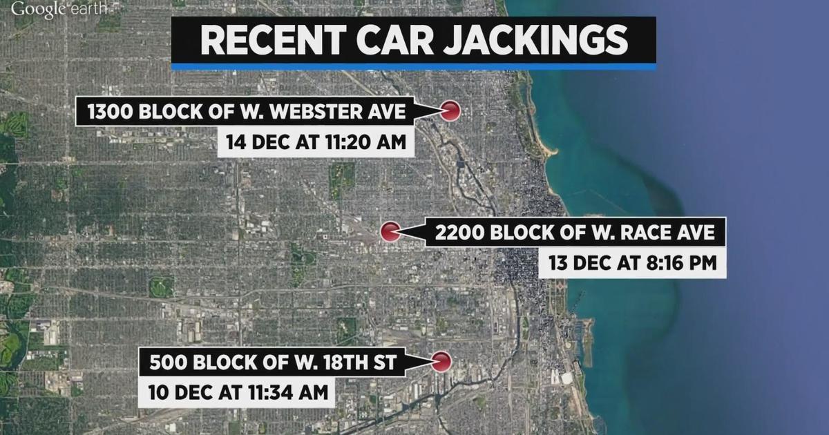 No Arrests In String Of Chicago Carjackings - CBS Chicago