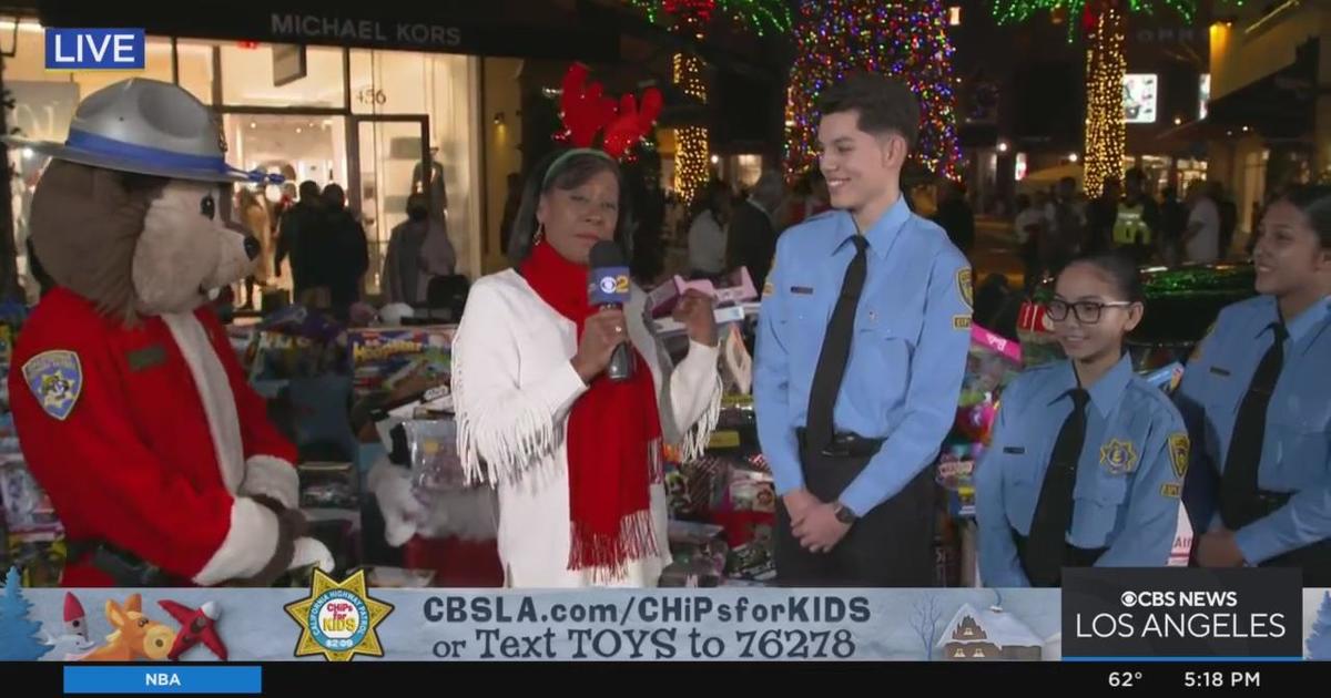 CHiPs For KIDS CHP explorer Josh Vasquez returns to the toy drive