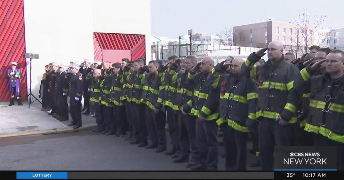 FDNY honors Firefighter William Moon CBS New York