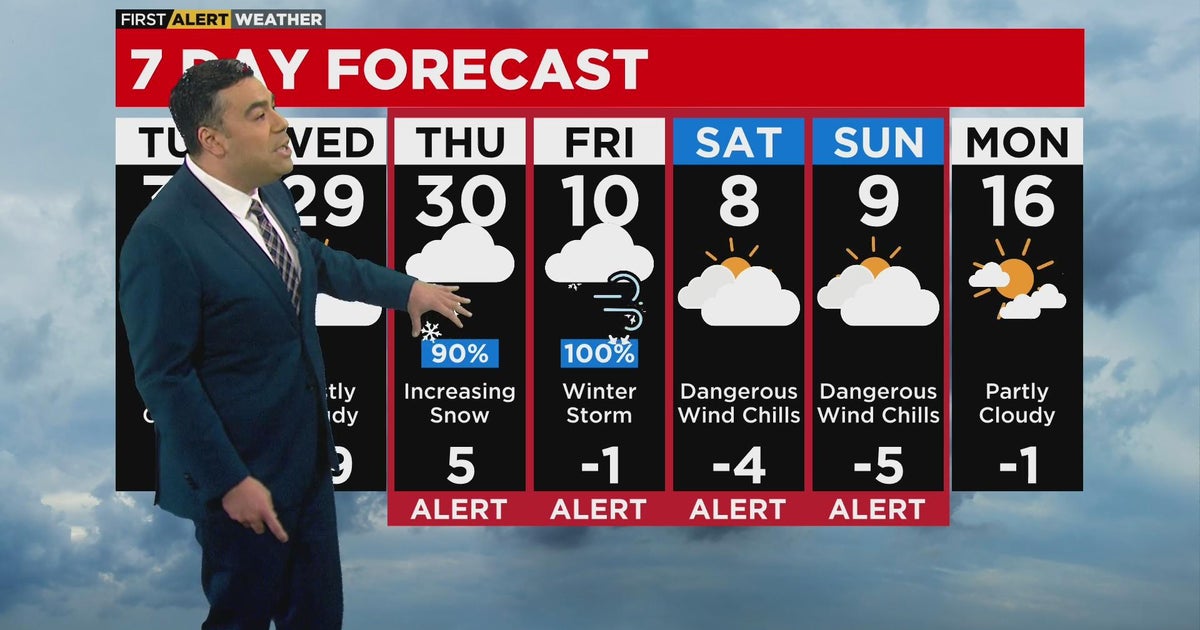 Chicago First Alert Weather: Winter storm this week - CBS Chicago