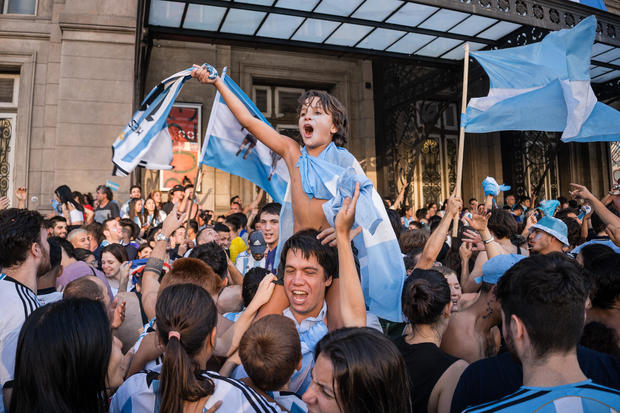Argentinians celebrate World Cup title in Buenos Aires 