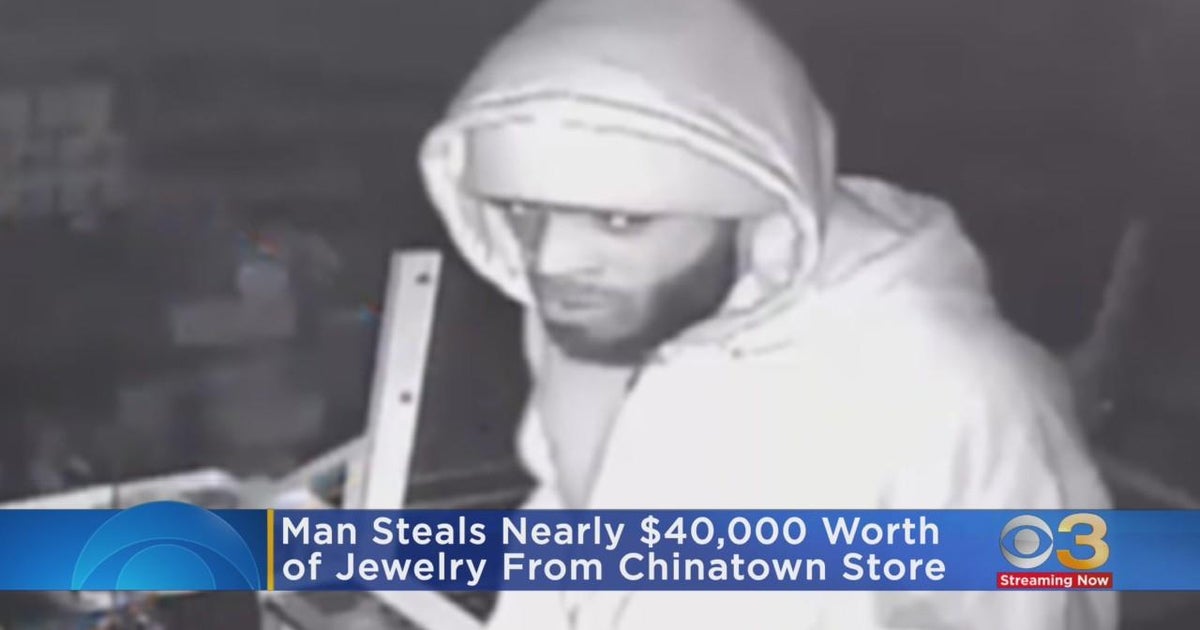 Man steals nearly $40K worth of jewelry from Chinatown store - CBS ...
