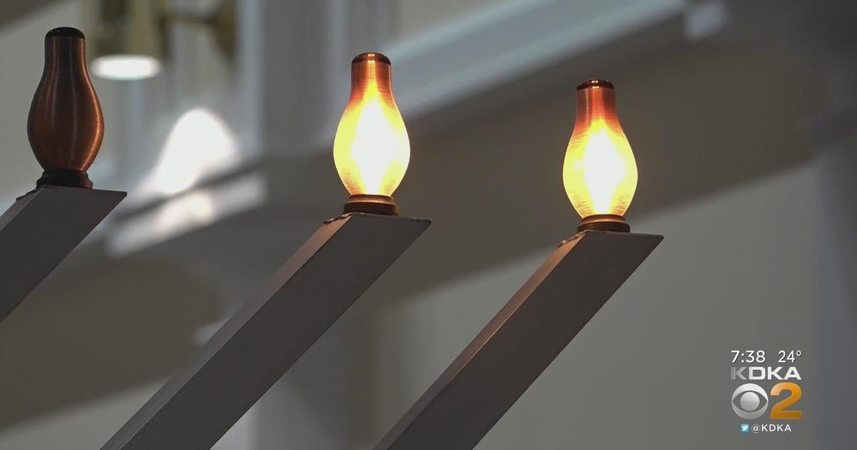 Menorah lit inside Capitol in Harrisburg