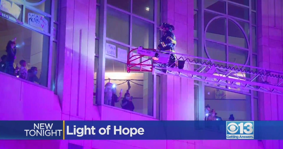 Holiday light show put on at Shriners Children's Hospital in Sacramento
