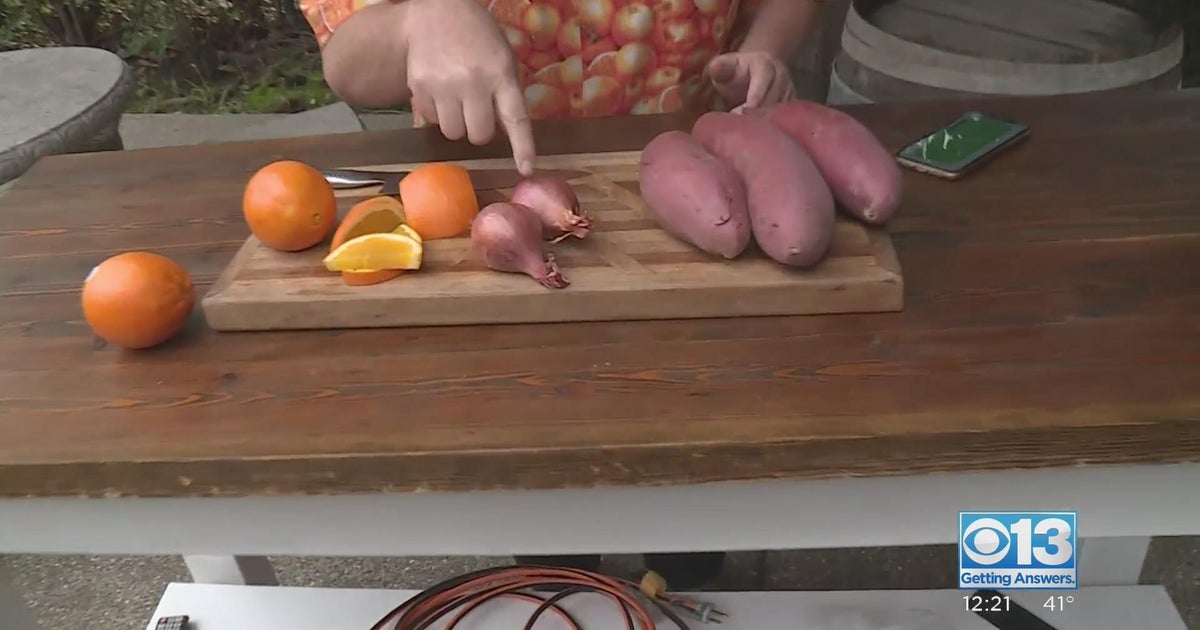 Lunch Break: Oranges, shallots, and sweet potato yams
