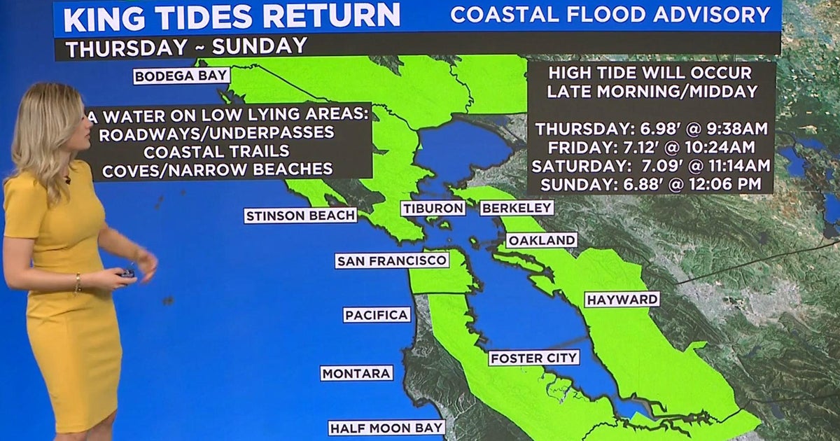 King Tides warning for the holiday weekend - CBS San Francisco