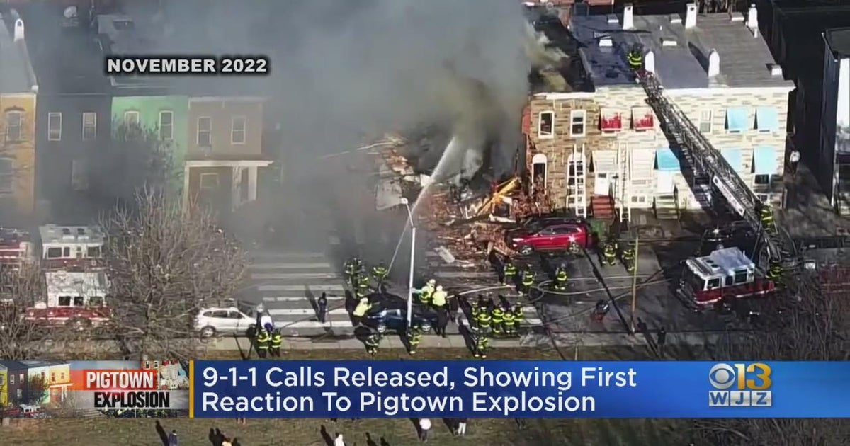911 calls released, showing first reaction to Pigtown explosion CBS Baltimore
