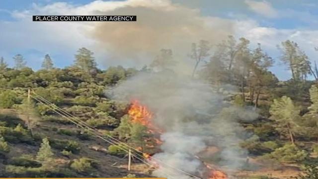 Placer County Water Agency photo allegedly proving PG&E sparked the Mosquito Fire 