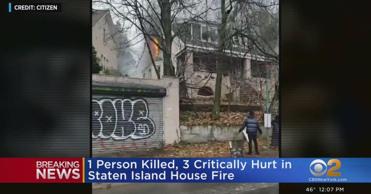 Deadly fire reported on Staten Island CBS New York