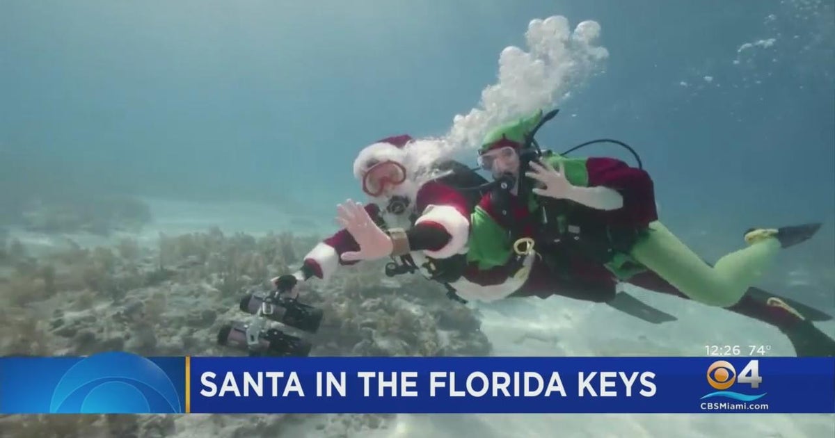 Scuba diving Santa’s helper noticed in Florida Keys