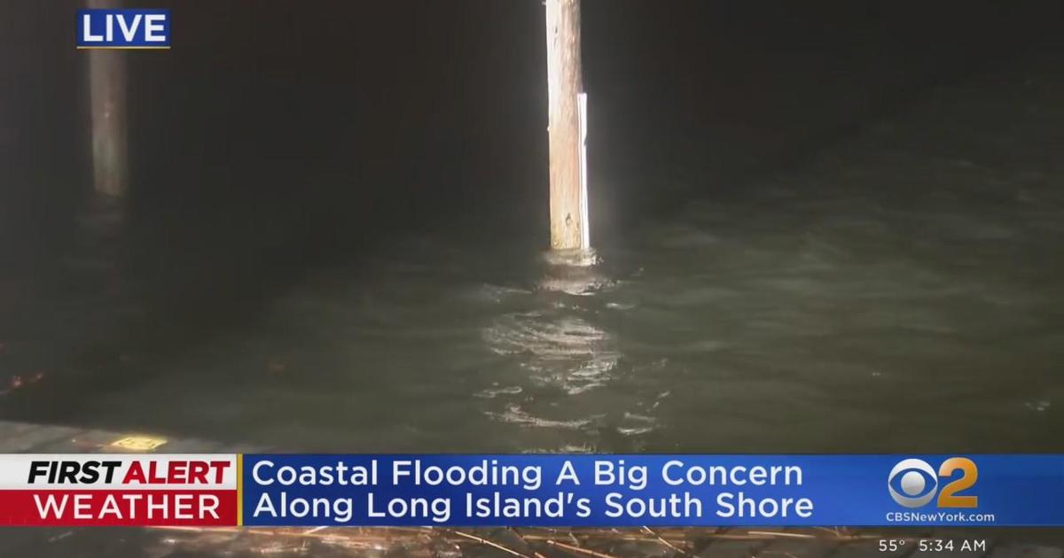 Coastal Flooding Concerns On Long Island Cbs New York