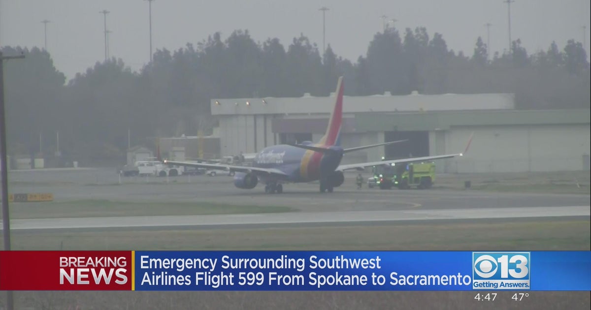 Southwest flight from Spokane to Sacramento has emergency on board before landing at SMF