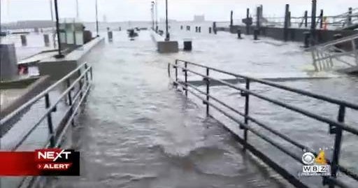Storm brings flooding to parts of Boston - CBS Boston