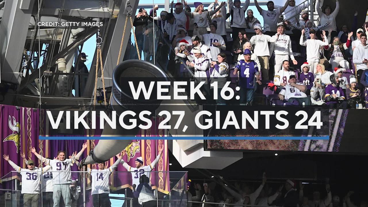 Vikings edge Giants 27-24 on Joseph's game-ending 61-yard FG