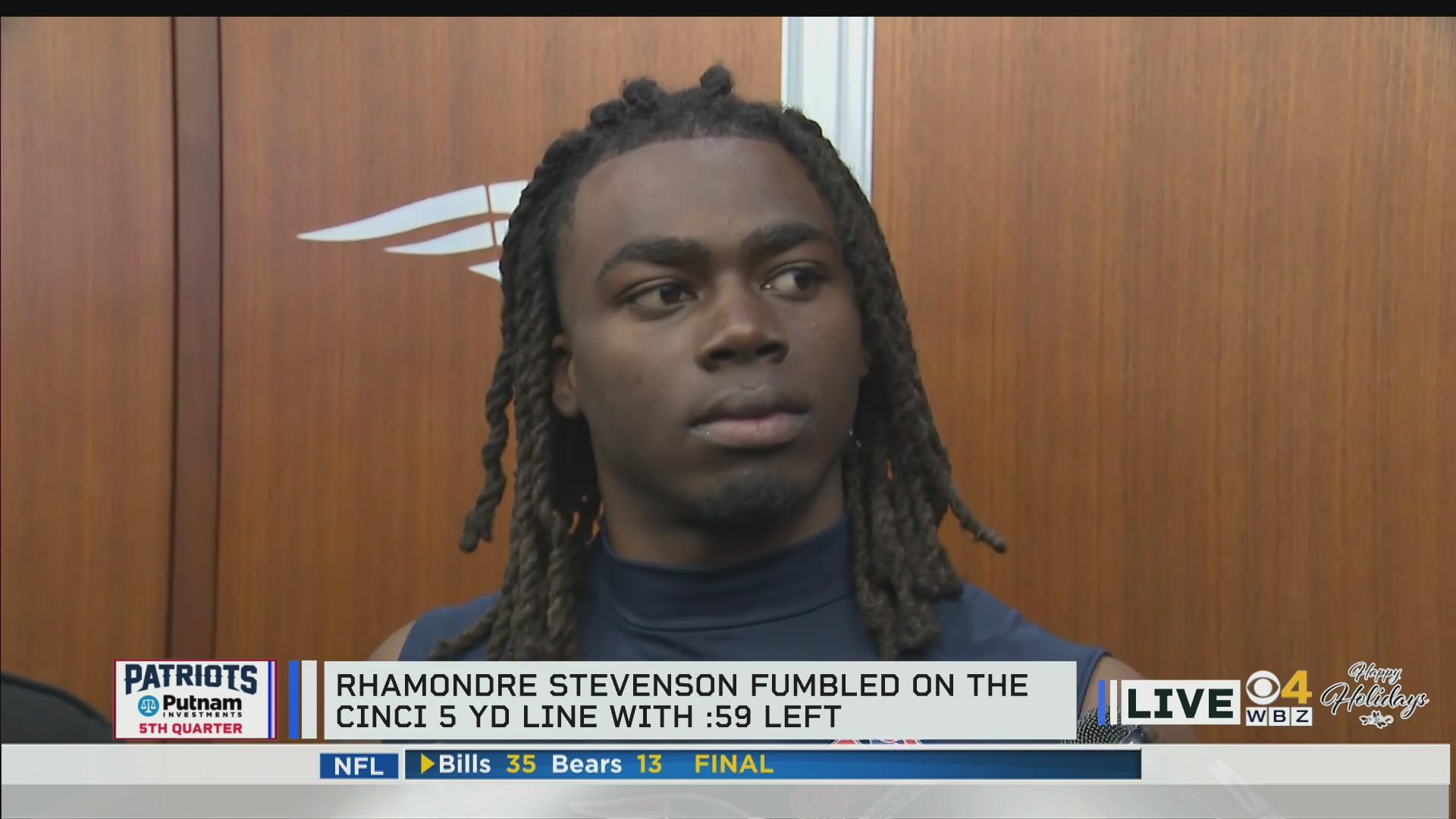 Patriots, Rhamondre Stevenson blowing game vs. Bengals sets Twitter on fire