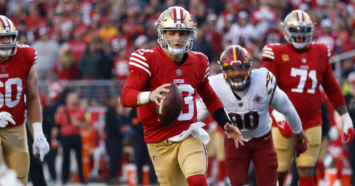 Purdy leads 49ers past Commanders 37-20 for 8th straight win - CBS