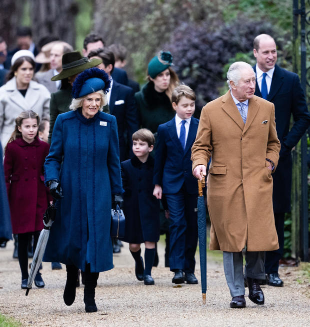 King Charles III Celebrates First Christmas As Monarch With Royal Family 