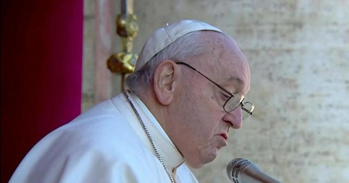 Pope Francis pleads for an immediate end to the fighting in Ukraine