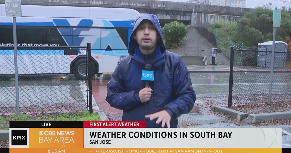 Atmospheric River: Storm rolls through the South Bay - CBS San Francisco