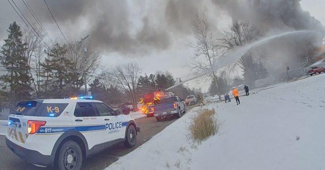 Occupants, cats, pet pig rescued from Chesterfield Township house fire ...